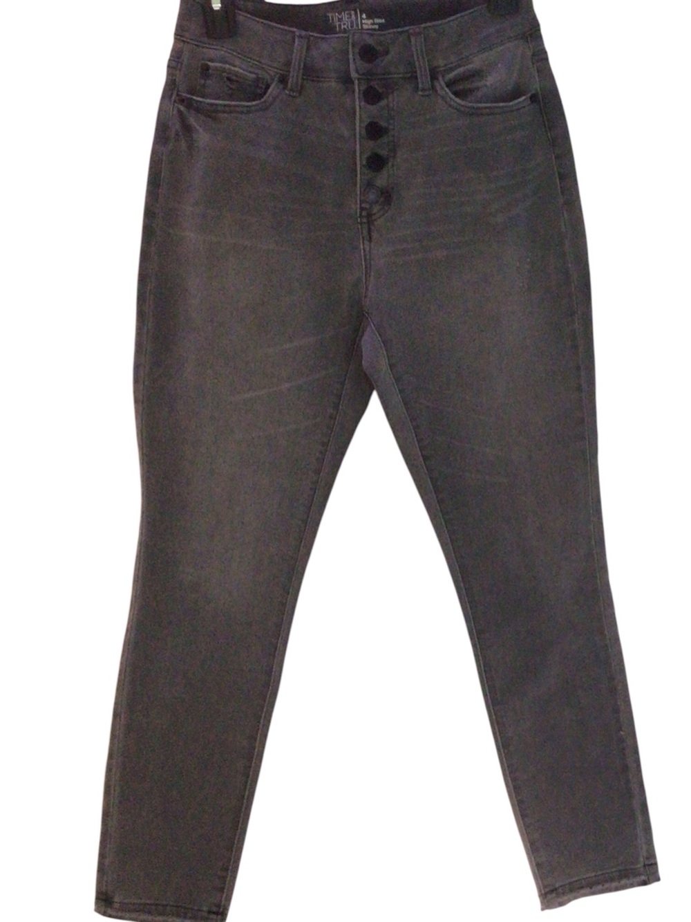 EUC...TIME AND TRU WOMENS HIGH RISE SKINNY JEANS.